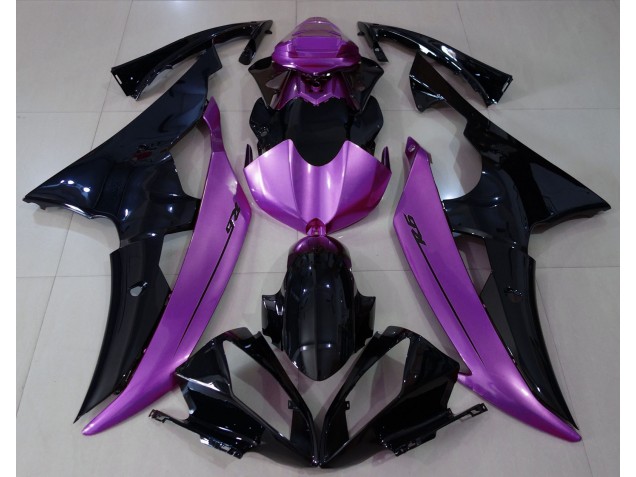 2008-2016 Gloss Black & Rose Purple Yamaha R6 Motorcycle Fairing UK 2008-2016 Gloss Black & Rose Purple Yamaha R6 Motorcycle Fairing UK