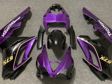 2009-2012 Gloss Purple and Black Triumph Daytona 675 Motorcycle Fairing UK