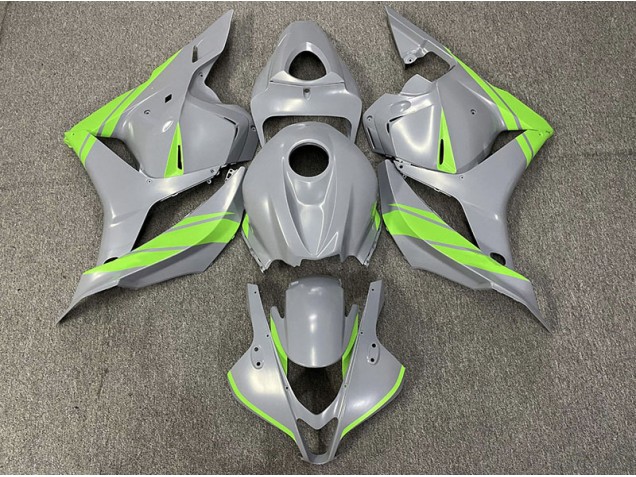 2009-2012 Nardo Gray and Green Honda CBR600RR Motorcycle Fairing UK