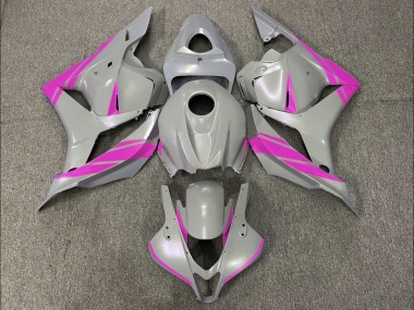 2009-2012 Nardo Gray and Pink Honda CBR600RR Motorcycle Fairing UK