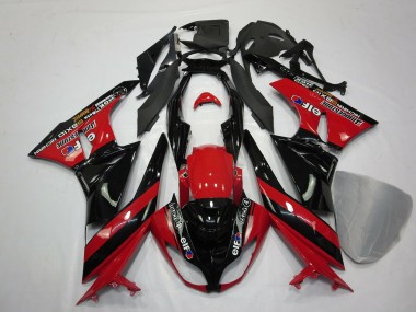 2009-2012 Red Black Kawasaki ZX6R Motorcycle Fairing UK