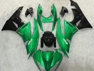 2009-2012 Vibrant Green Gloss Kawasaki ZX6R Motorcycle Fairing UK