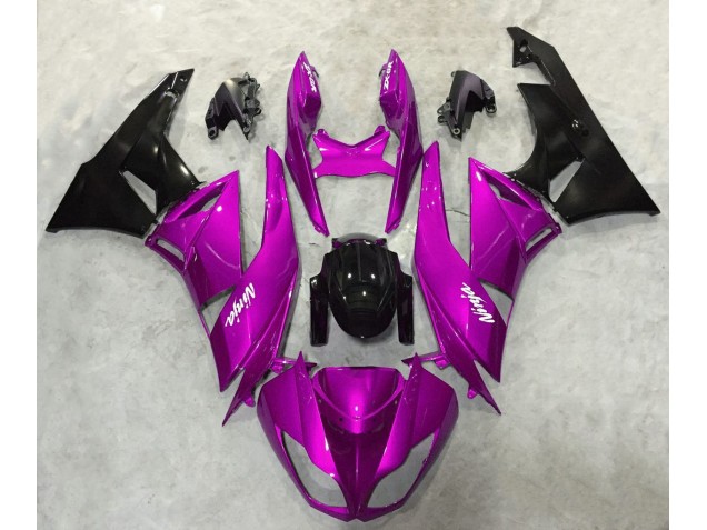 2009-2012 Vibrant Pink Gloss Kawasaki ZX6R Motorcycle Fairing UK