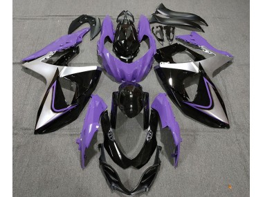 2009-2016 Purple Silver and Black Suzuki GSXR 1000 Motorcycle Fairing UK
