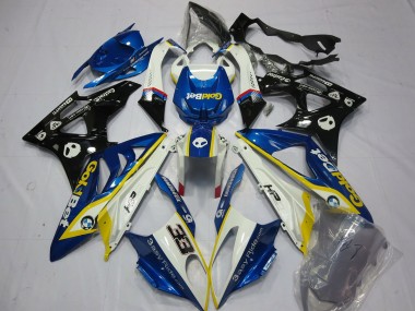 2009-2016 Yellow blue BMW S1000RR Motorcycle Fairing UK