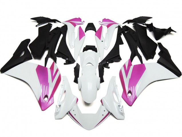 2011-2013 Pink and White Gloss Honda CBR250RR Motorcycle Fairing UK