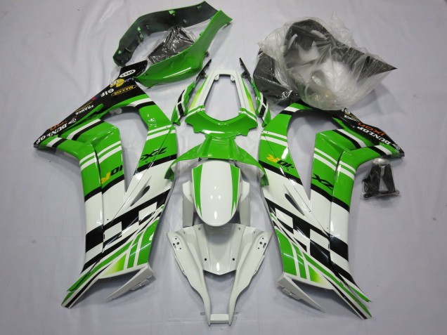 2011-2015 Green White Black Kawasaki ZX10R Motorcycle Fairing UK 2011-2015 Green White Black Kawasaki ZX10R Motorcycle Fairing UK