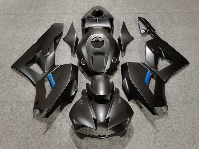 2013-2020 Matte Black w Blue Honda CBR600RR Motorcycle Fairing UK