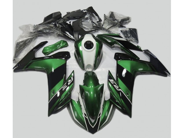 2015-2018 Green and Gloss Black Yamaha R3 Motorcycle Fairing UK 2015-2018 Green and Gloss Black Yamaha R3 Motorcycle Fairing UK