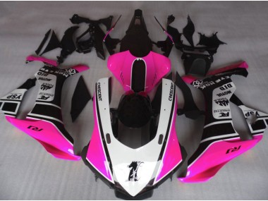 2015-2019 Gloss Pink & White Yamaha R1 Motorcycle Fairing UK