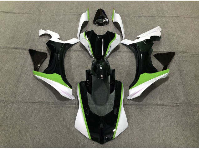2015-2019 Green Black and White Yamaha R1 Motorcycle Fairing UK 2015-2019 Green Black and White Yamaha R1 Motorcycle Fairing UK