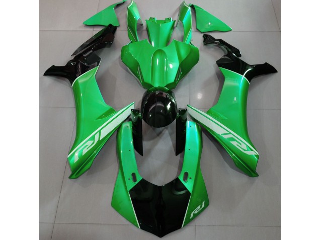 2015-2019 Lizard Green and Black Yamaha R1 Motorcycle Fairing UK 2015-2019 Lizard Green and Black Yamaha R1 Motorcycle Fairing UK