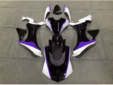 2015-2019 Purple Black and White Yamaha R1 Motorcycle Fairing UK