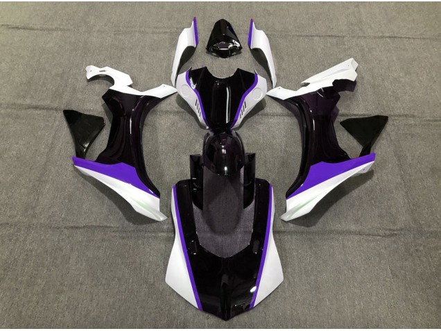2015-2019 Purple Black and White Yamaha R1 Motorcycle Fairing UK 2015-2019 Purple Black and White Yamaha R1 Motorcycle Fairing UK