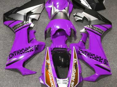 2017-2019 Gloss Purple & Orange Honda CBR1000RR Motorcycle Fairing UK